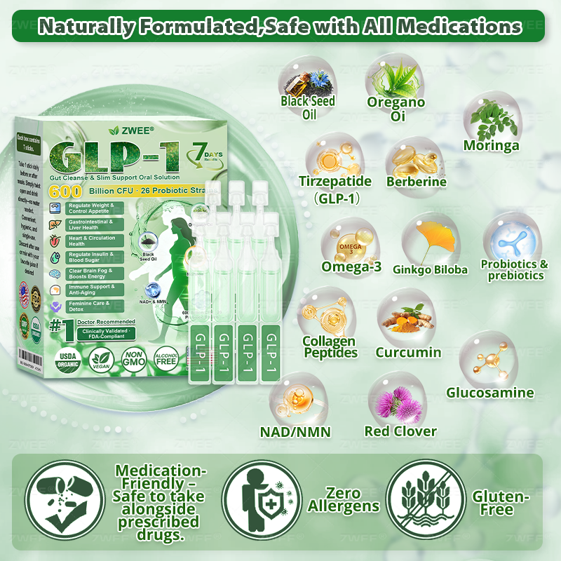 𝗭𝐖𝗘𝐄®🏅𝑮𝑳𝑷-1 7-𝑫𝒂𝒚 𝑮𝒖𝒕 𝑪𝒍𝒆𝒂𝒏𝒔𝒆 & 𝑺𝒍𝒊𝒎 𝑺𝒖𝒑𝒑𝒐𝒓𝒕 𝑶𝒓𝒂𝒍 𝑺𝒐𝒍𝒖𝒕𝒊𝒐𝒏-(𝐎𝐧𝐜𝐞 𝐚 𝐝𝐚𝐲, 𝐫𝐞𝐬𝐮𝐥𝐭𝐬 𝐢𝐧 𝟕 𝐝𝐚𝐲𝐬), 𝑾𝒊𝒕𝒉 10 𝑩𝒊𝒍𝒍𝒊𝒐𝒏 𝑪𝑭𝑼 𝑨𝒄𝒕𝒊𝒗𝒆 𝑷𝒓𝒐𝒃𝒊𝒐𝒕𝒊𝒄𝒔, 𝑺𝒖𝒑𝒑𝒐𝒓𝒕𝒔 𝒘𝒆𝒊𝒈𝒉𝒕 𝒎𝒂𝒏𝒂𝒈𝒆𝒎𝒆𝒏𝒕, 𝒉𝒆𝒂𝒓𝒕 𝒉𝒆𝒂𝒍𝒕𝒉, 𝒅𝒊𝒂𝒃𝒆𝒕𝒆𝒔, 𝒈𝒖𝒕 & 𝒘𝒐𝒎𝒆𝒏'𝒔 𝒉𝒆𝒂𝒍𝒕𝒉, 𝒇𝒊𝒓𝒎𝒊𝒏𝒈 𝒔𝒌𝒊𝒏,𝒘𝒉𝒊𝒍𝒆 𝒔𝒆𝒂𝒔𝒐𝒏𝒂𝒍 𝒊𝒎𝒎𝒖𝒏𝒆 𝒔𝒖𝒑𝒑𝒐𝒓𝒕